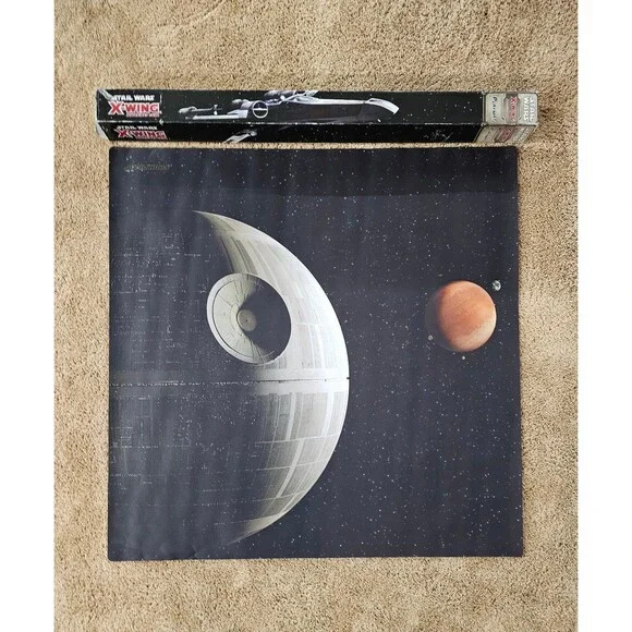 Star Wars X-Wing Miniatures Game "Death Star Assault" Playmat - Picture 1 of 3